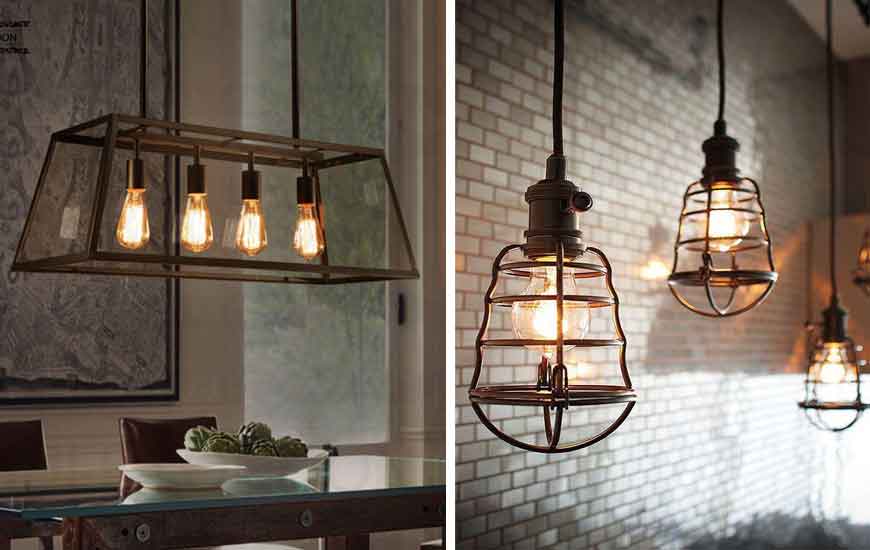 دکوراسیون به سبک صنعتی light Industrial design 1 - دکوراسیون به سبک صنعتی