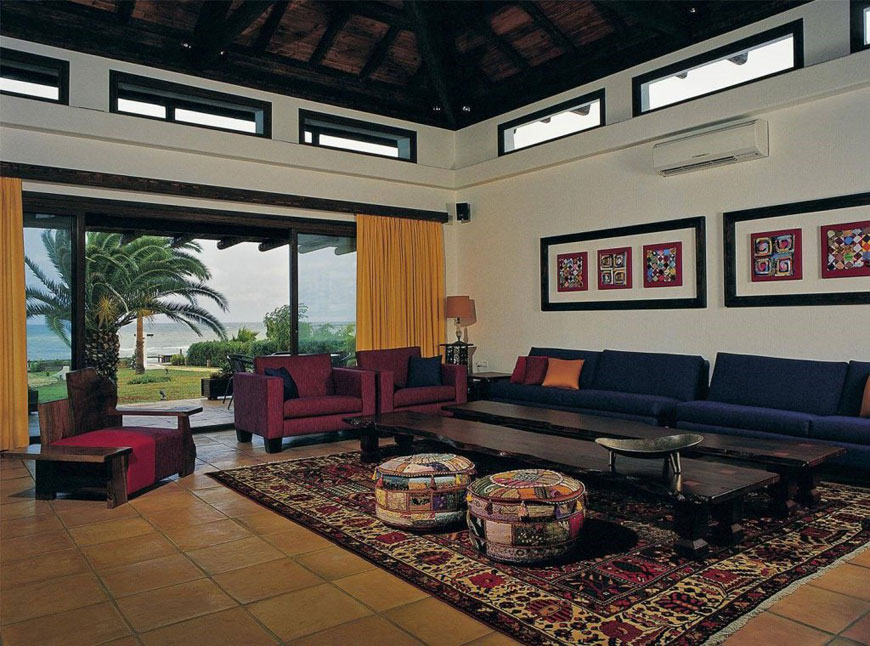 livingroom design - سبک تلفیقی (معماری مدرن و سنتی ایرانی)