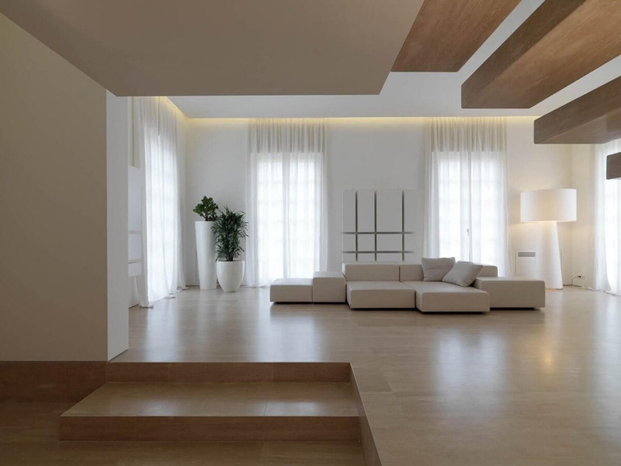 minimal living room design 1 - طراحی داخلی به سبک مینیمال
