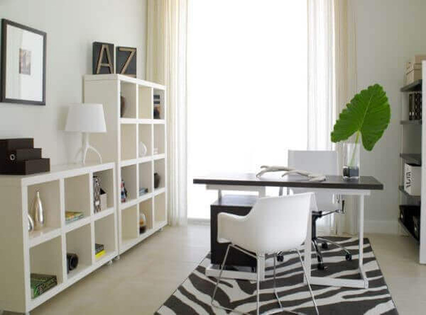 طراحی داخلی به سبک مینیمال minimal office design 1 - طراحی داخلی به سبک مینیمال