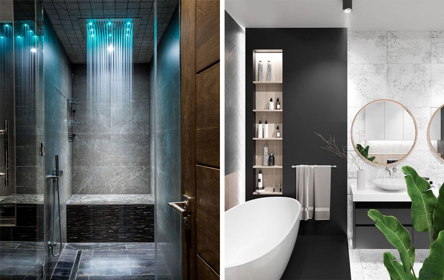 Contemporary bathroom 1 - دکوراسیون داخلی به سبک معاصر و ویژگی های آن