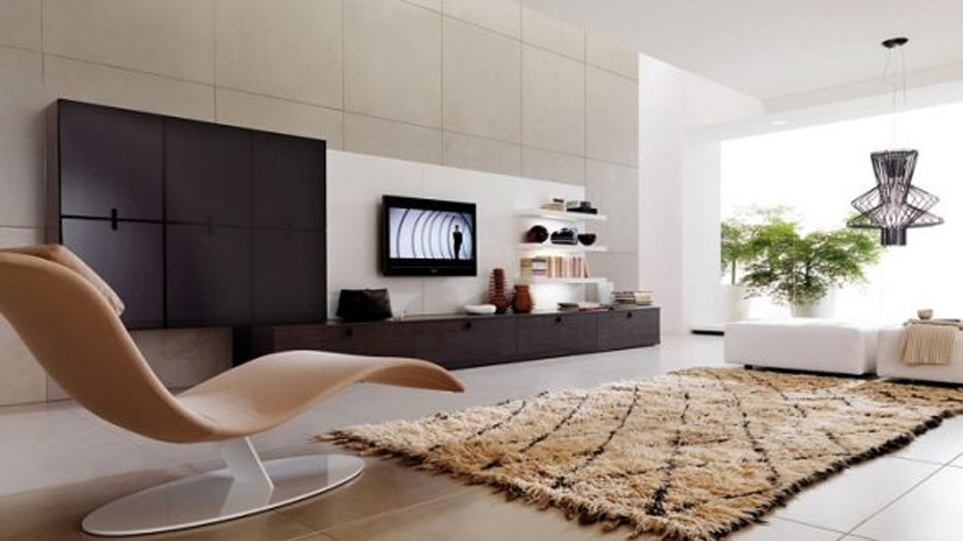 modern style furniture in 585x329 - دکوراسیون داخلی به سبک معاصر و ویژگی های آن
