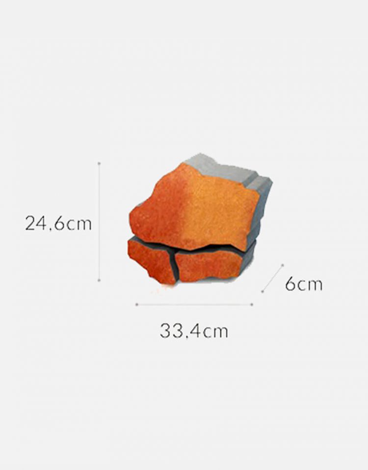 موزاییک سنگ فرش بتنی مدل ساسو 19*36*6