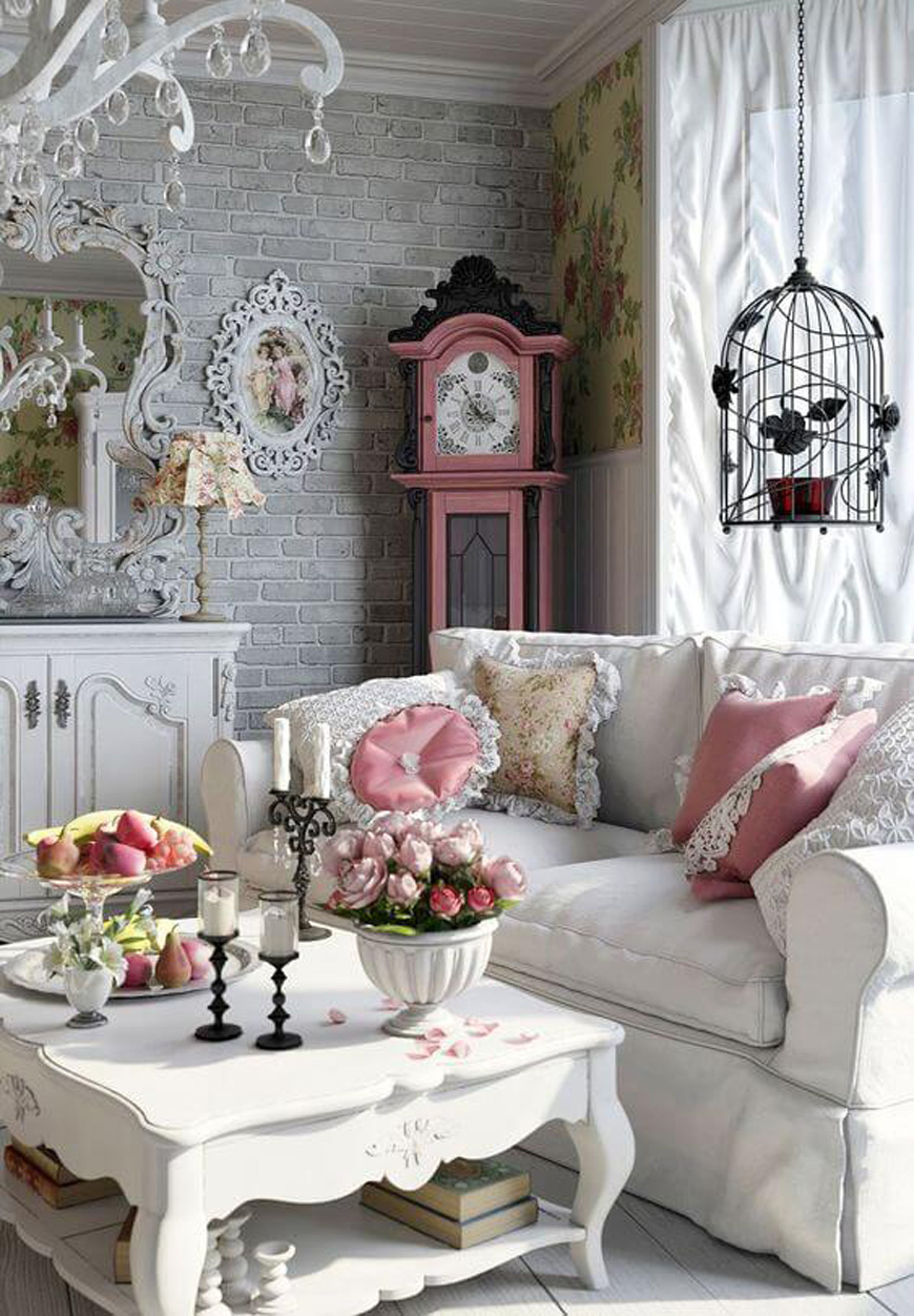 دکوراسیون داخلی به سبک رومانتیک (shabby chic)