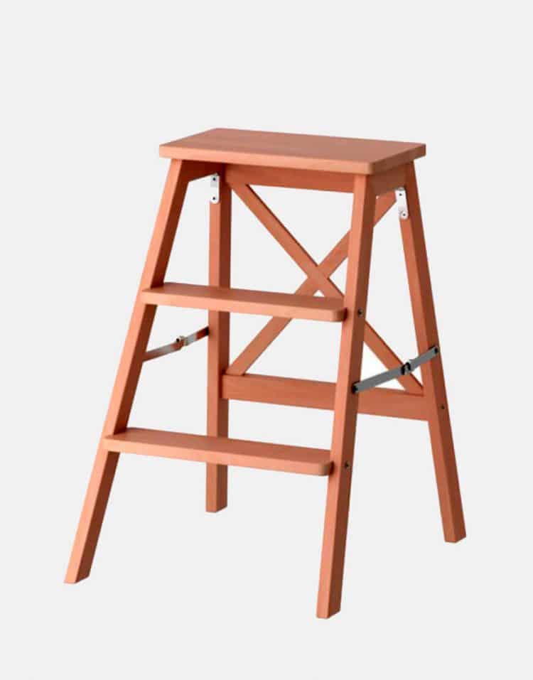 چهارپایه پلکانی چوبی ایکیا مدل BEKVAM