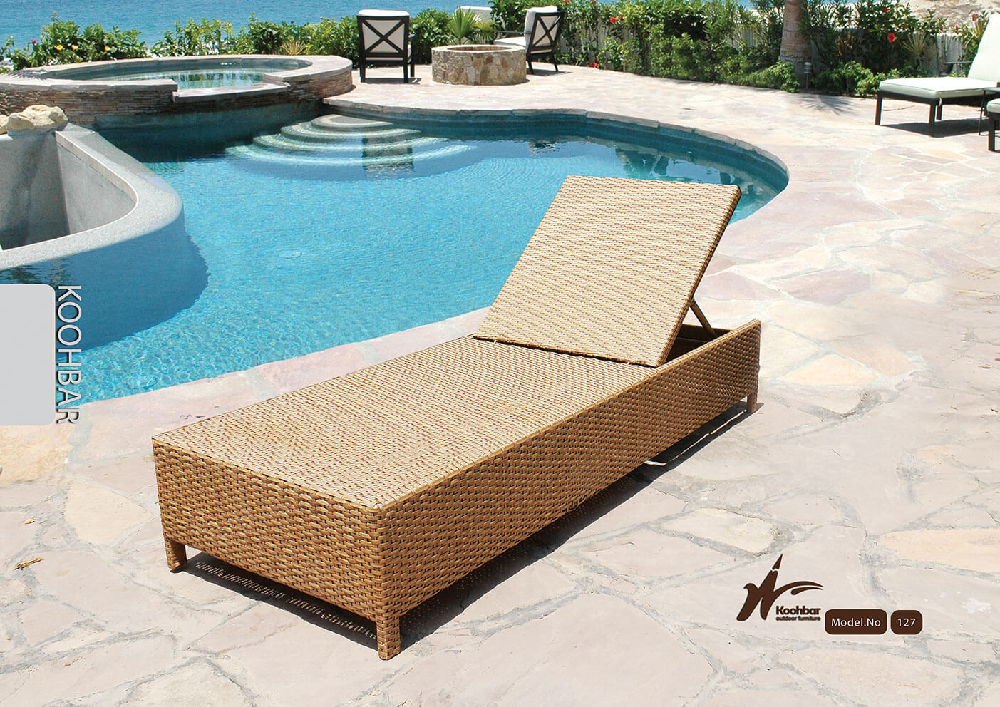 kohbar outdoor lounge chairs 127 model0 - تخت کنار استخری کوهبر کد۱۲۷ -  - outdoor-lounge-chairs