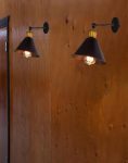 چراغ دیواری قابل تنظیم مشکی طلایی