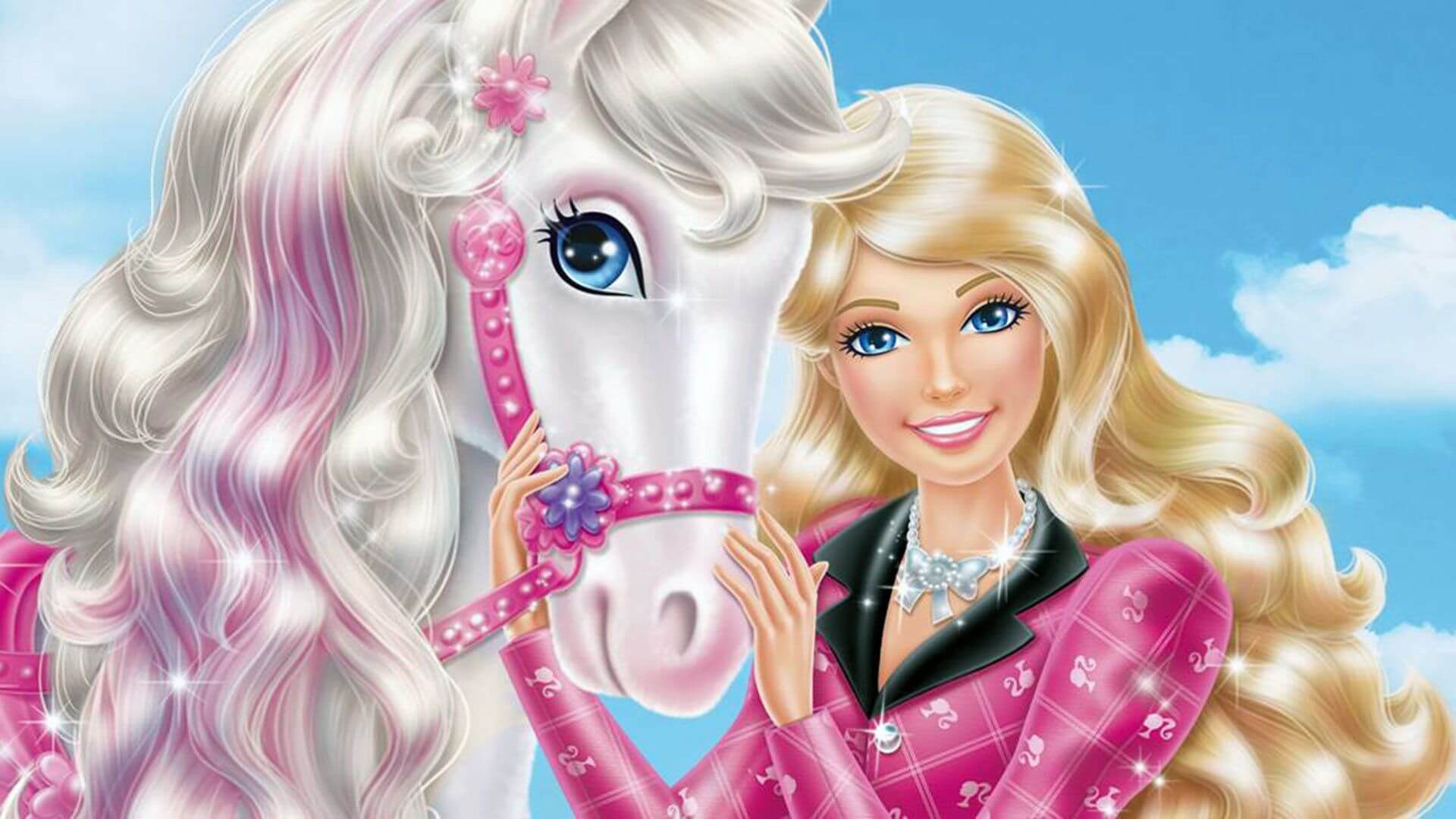 wp2149738 barbies wallpaper - پرده پانچ چاپی باربی -  - kids-curtains