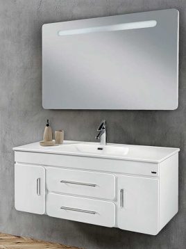 روشویی دستشویی کابینت دار لوتوس مدل بلوبری ۱۲۰۰