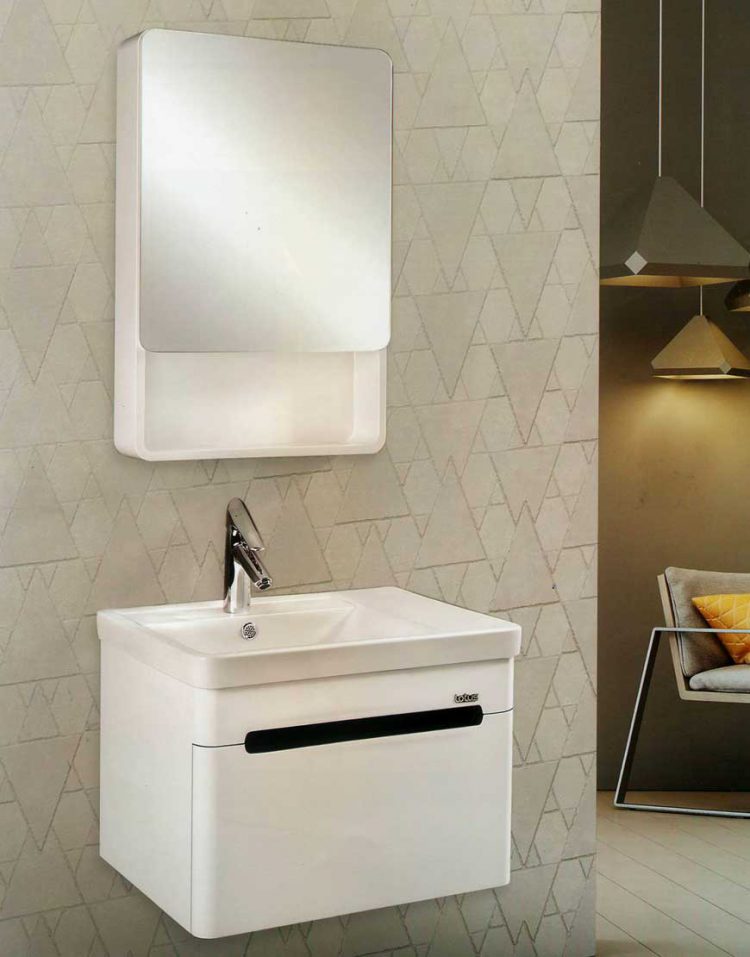 ست کابینت روشویی لوتوس و آینه مدلPV-208