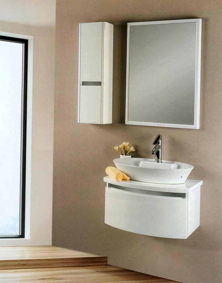 ست کابینت روشویی لوتوس و آینه مدلPV 308