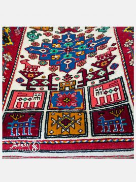 قالیچه دستبافت قشقایی جدید دکو فرش