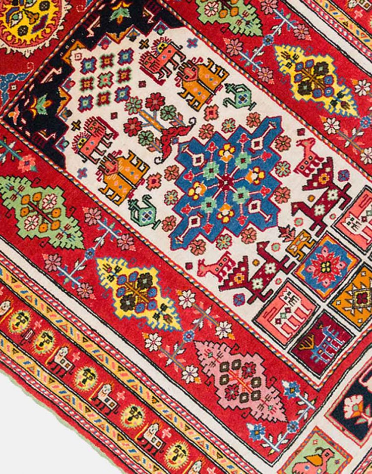 قالیچه دستبافت قشقایی جدید دکو فرش