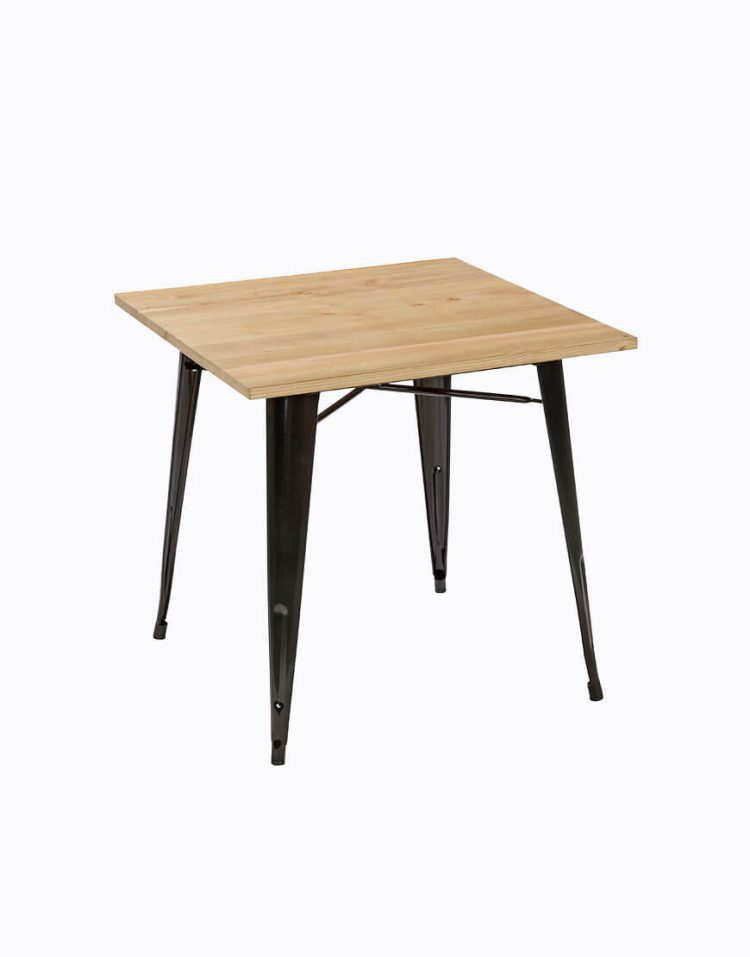 میز چهار نفره با صفحه چوب