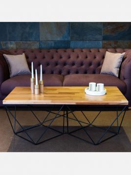 میز جلو مبلی چوبی مدرن