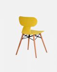 صندلی بدون دسته با پایه چوبی نظری مدل یوگو