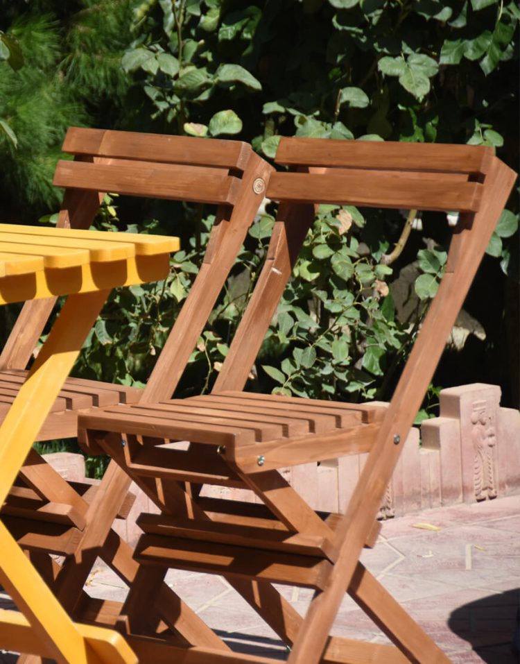 صندلی چوبی تاشو مدل نوژن