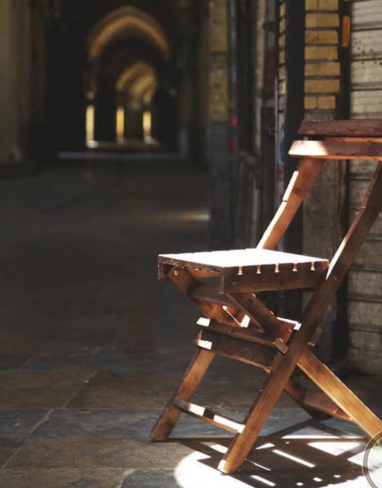صندلی چوبی تاشو مدل نوژن