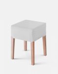 صندلی میز آرایشی پایه چوبی تولیکا مدل تویا