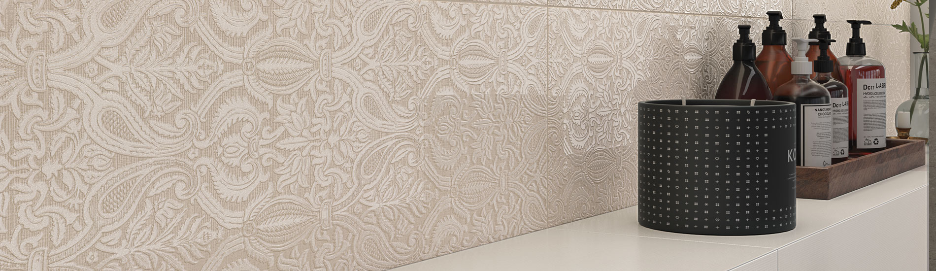 marjan Ceramic model damask 0 - کاشی مرجان مدل داماسک -  - tile-30-90, tile-30-30, wall-tiles, bathroom-tiles, backsplash-tile