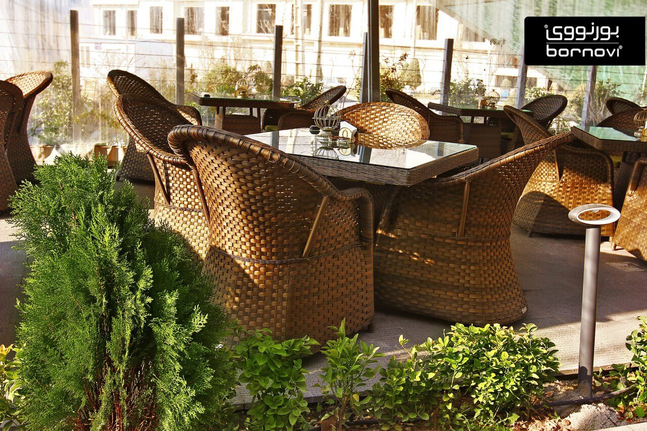 bornovi foursome set woven chair table model patris 0 - ست میز و صندلی راحتی حصیری بورنووی مدل پاتریس -  - patio-dining-furniture