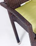صندلی دسته دار حصیری بورنووی مدل لیما