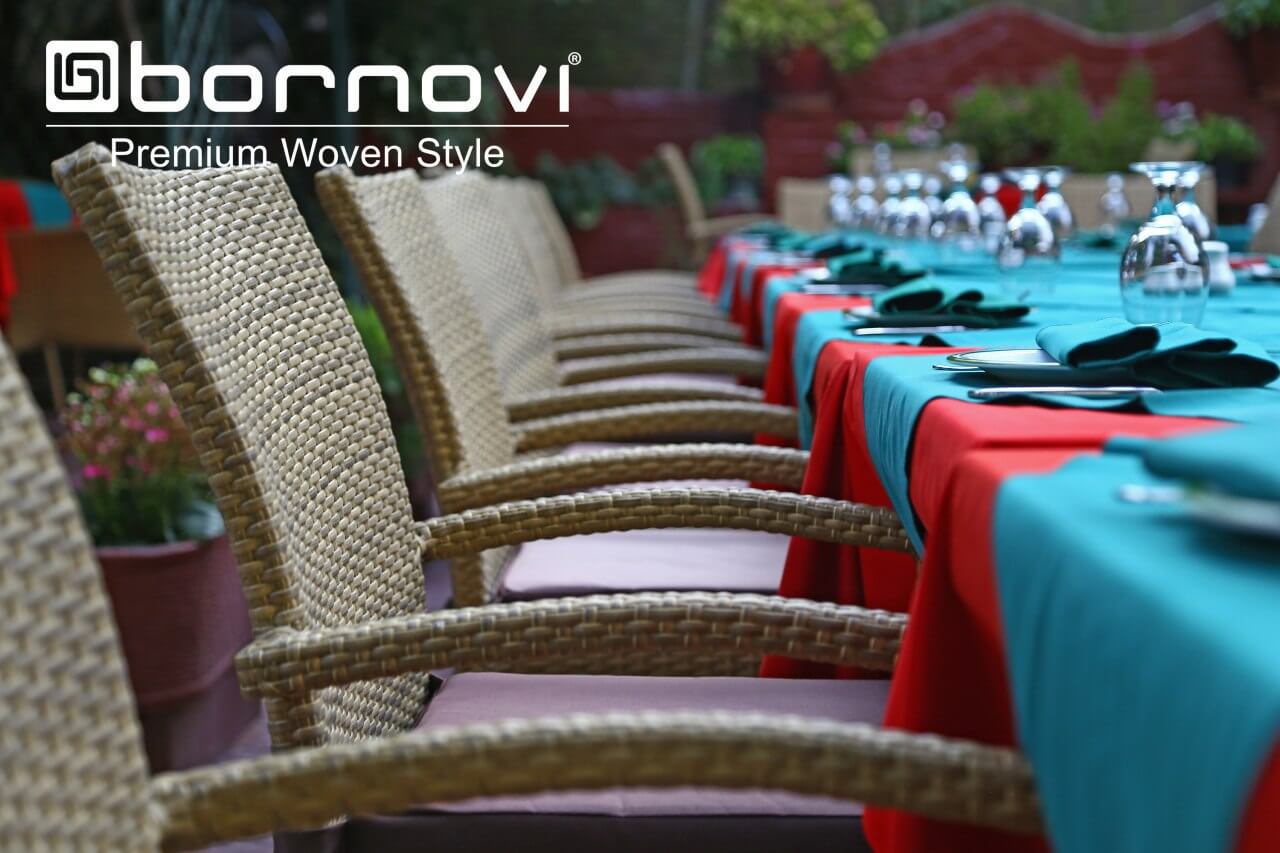 bornovi woven armchair model roma 0 - صندلی دسته دار حصیری بورنووی مدل روما -  - patio-dining-chairs