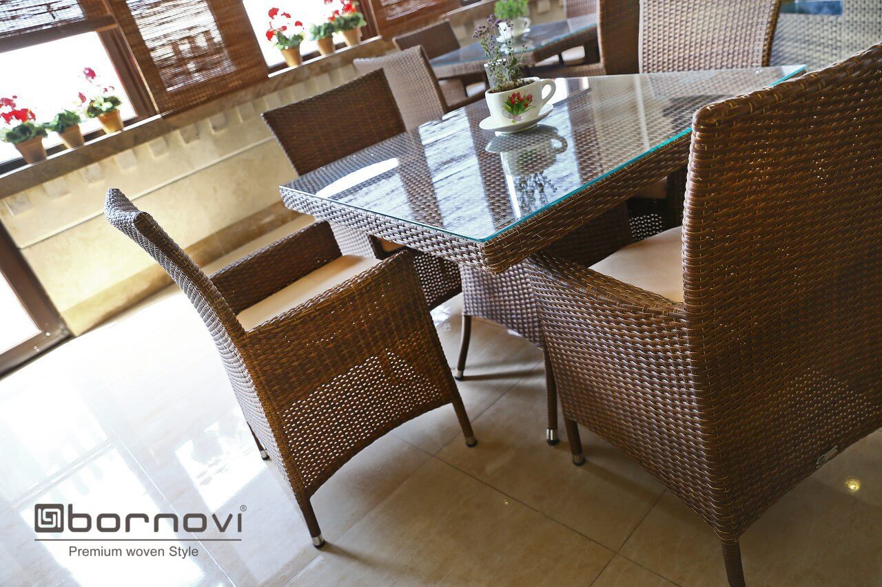 bornovi woven chair model veniz 00 - صندلی حصیری بورنووی مدل ونیز -  - patio-dining-chairs