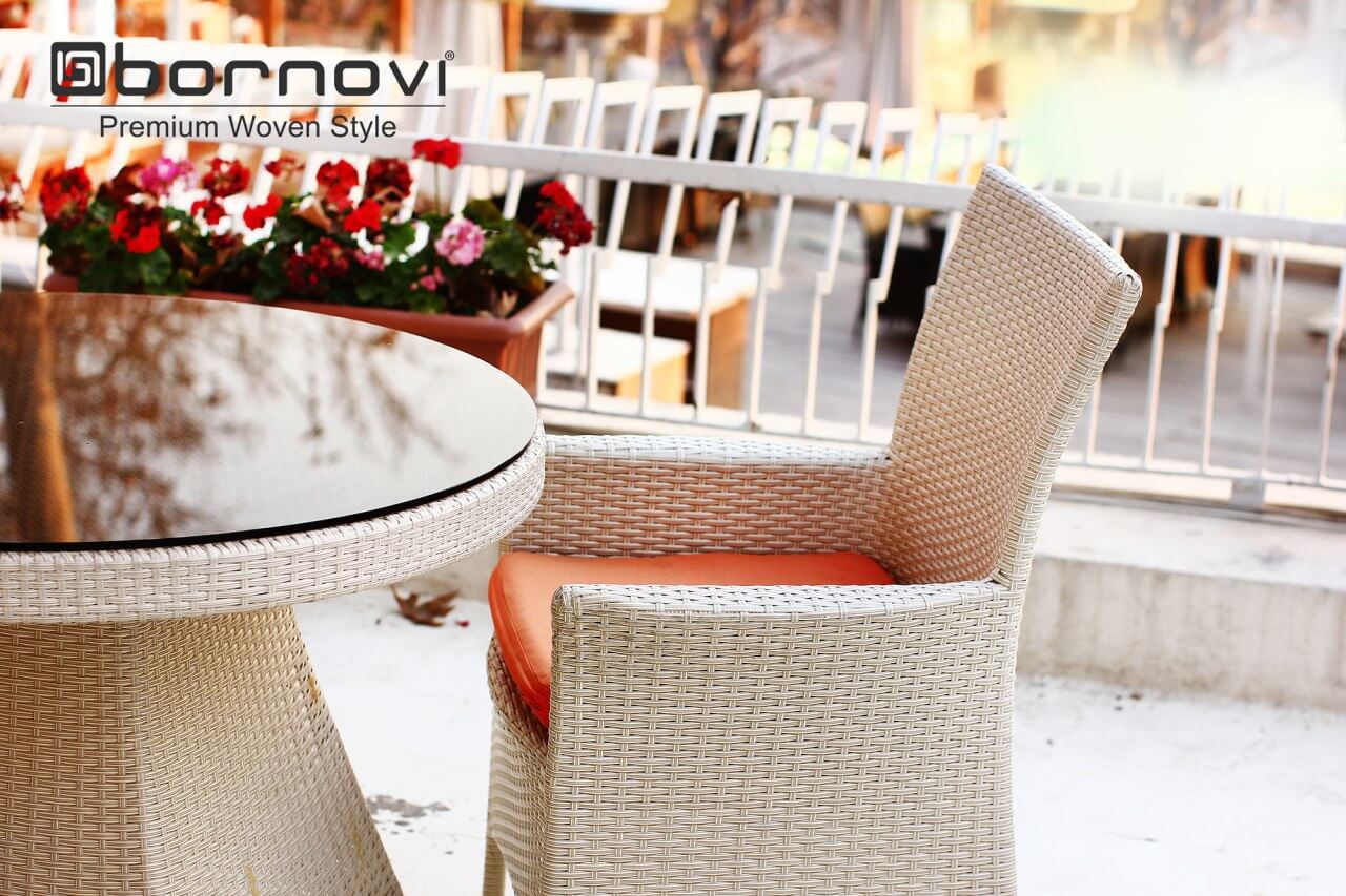 bornovi woven chair model veniz 000 - صندلی حصیری بورنووی مدل ونیز -  - patio-dining-chairs