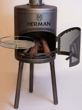 herman firepit baren model1 268x358 - آتشدان هیزمی هرمان مدل بارل