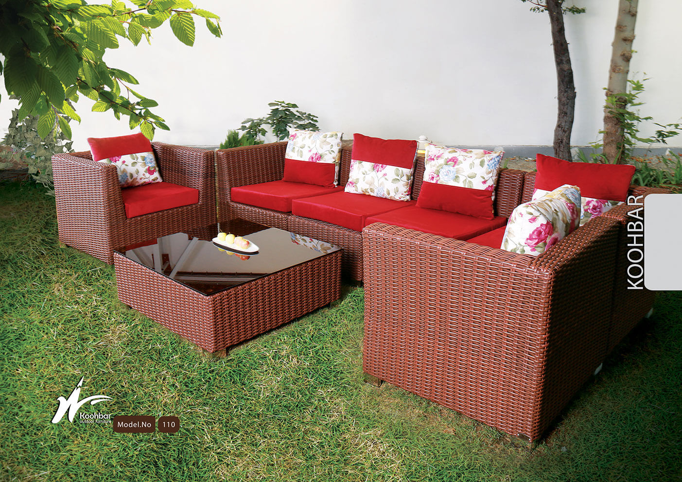 kohbar patio conversation sets 110 model0 - ست نشیمن باغی کوهبر مدل ۱۱۰ -  - patio-conversation-sets