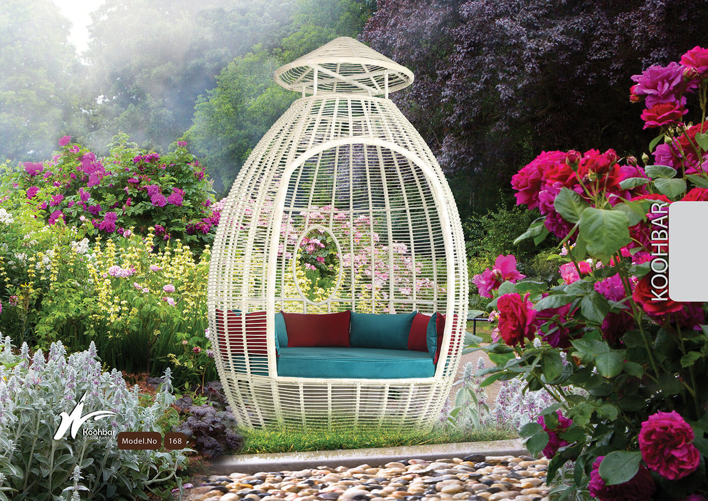 kohbar patio conversation sets 168 model0 - آلاچیق حصیربافت مدل ۱۶۸ -  - gazebos