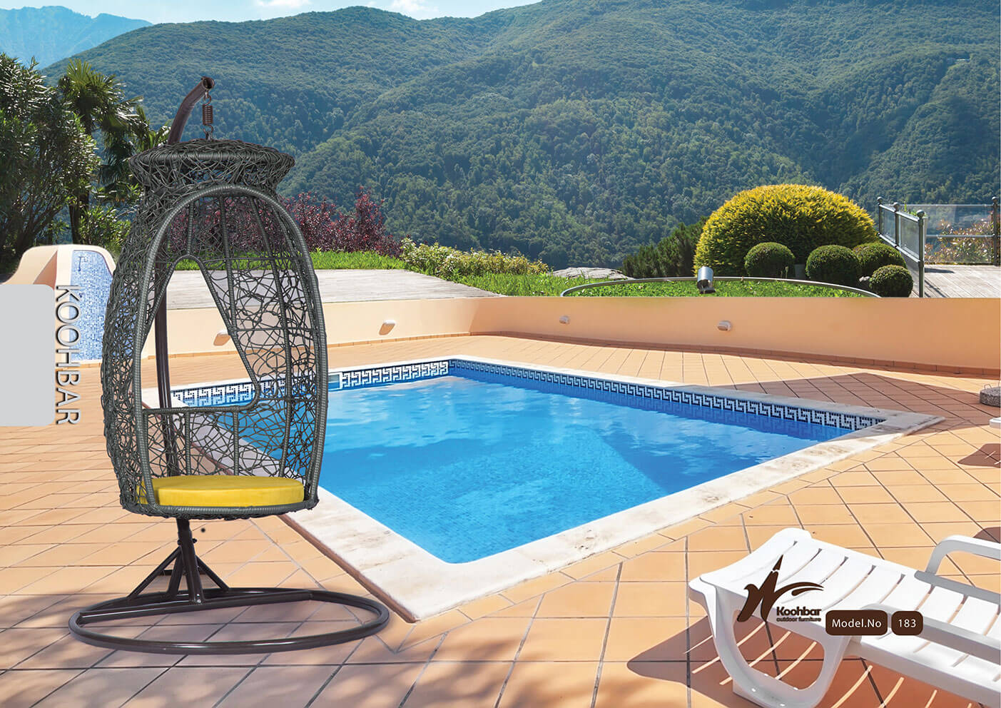 kohbar patio conversation sets 183 model0 - صندلی تابی مدل ۱۸۳ -  - swing-chairs-hammock-chairs