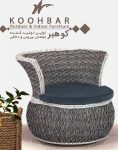 ست میز صندلی حصیری فضای باز مدل ۲۱۳