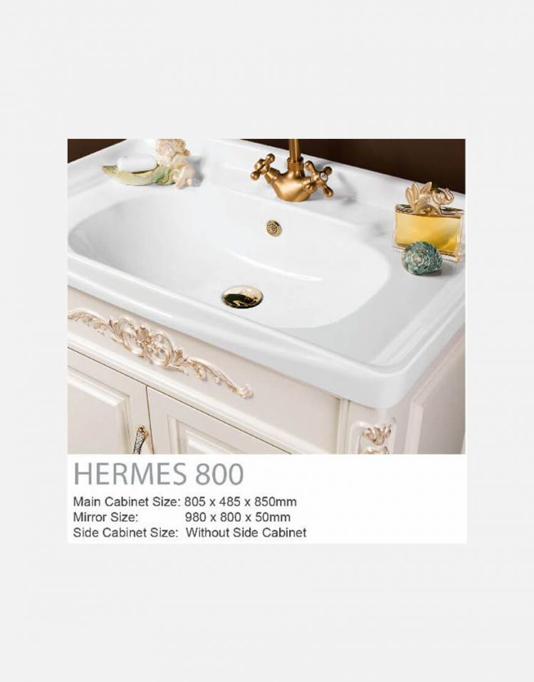 کابینت روشویی لوتوس کلاسیک مدل Hermes-800
