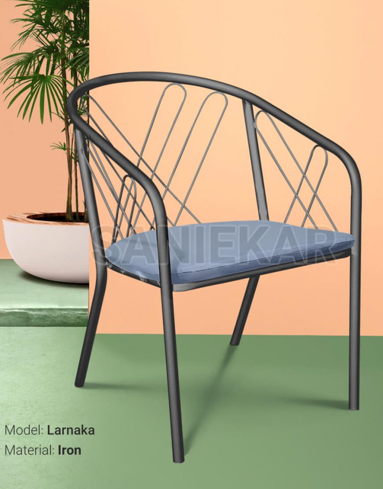صندلی فلزی صنیع کار مدل لارناکا