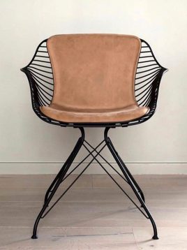 صندلی فلزی استیل هامون مدل فلورانس