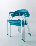 صندلی پلاستیکی استیل هامون مدل سرنا