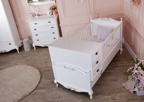 Apadana Multipurpose baby cot model liyana 0 - تخت کودک دو منظوره آپادانا مدل لیانا -  - cribs, kids-beds