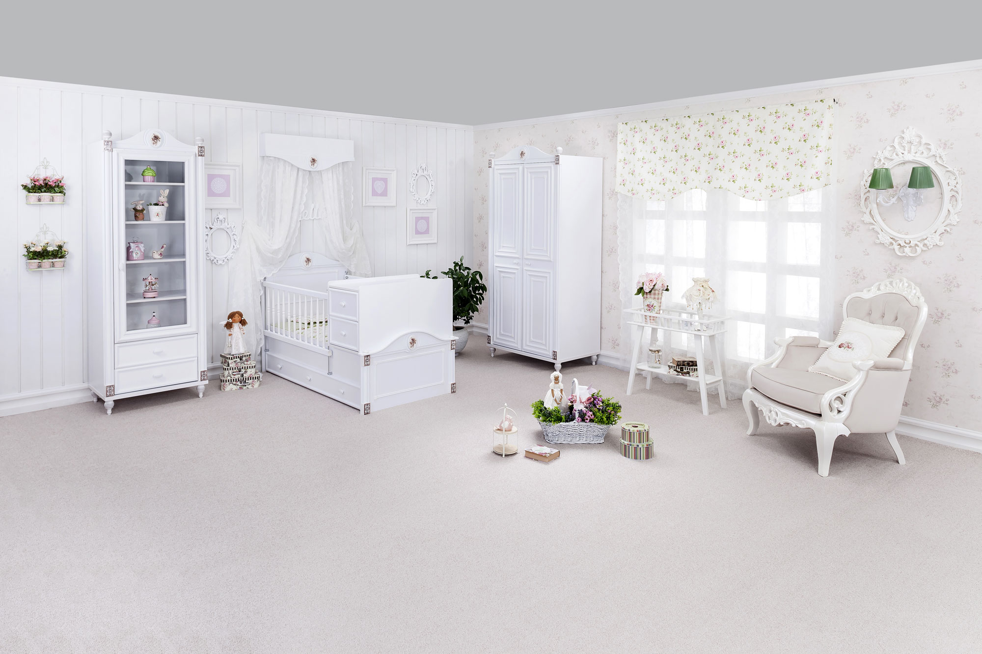 Apadana kid bedroom set model roz0 - سرویس خواب کودک آپادانا مدل رز -  - kids-bedroom-sets