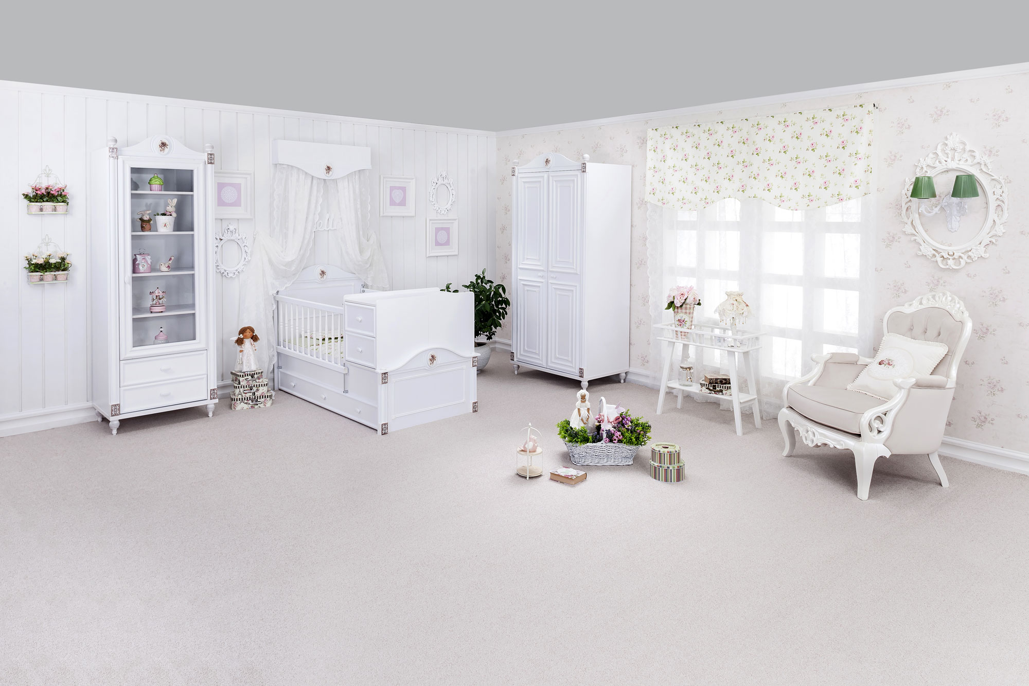 Apadana kid bedroom set model roz0 - سرویس خواب کودک آپادانا مدل رز -  - kids-bedroom-sets