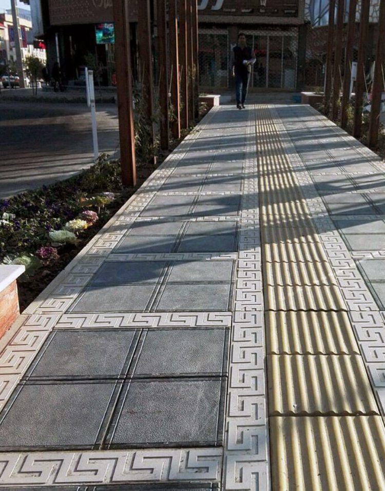 کفپوش سنگ مصنوعی مدل چرمی