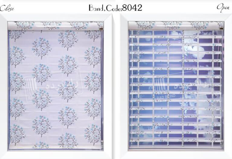band 8042  - پرده باند چاپی آلبوم رنگارنگ -  - panel-track-blinds