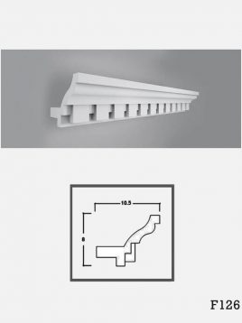 ابزار گچی پیش ساخته لبه نور مخفی کناف مدل H126