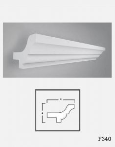 ابزار گچی پیش ساخته لبه نور مخفی کناف مدل H340 ابزار گچی پیش ساخته لبه نور مخفی کناف مدل H340