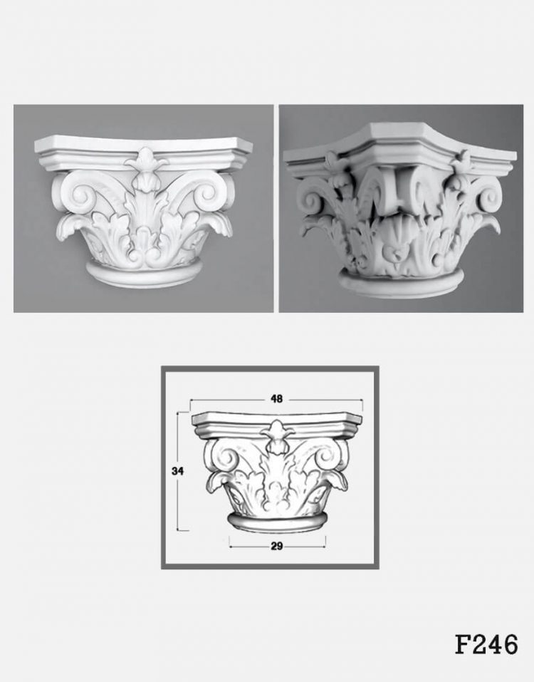 ابزار پیش ساخته نما سرستون سیمانی مدل EL170