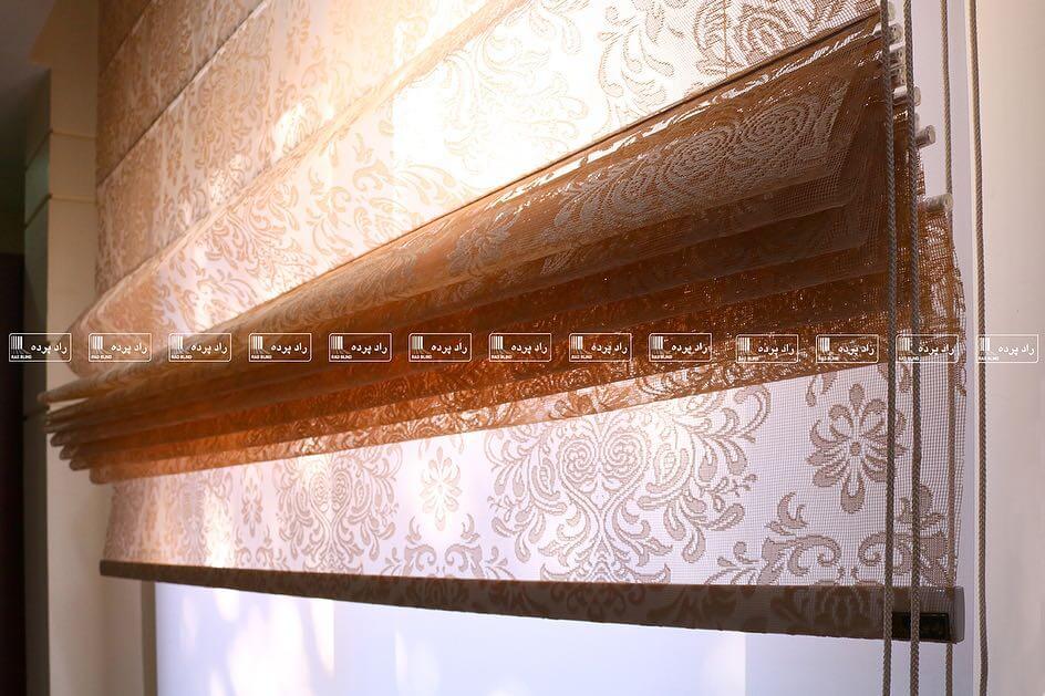 radparde Double Roman Blind orkideh album 0 - پرده روز و شب رومن آلبوم ارکیده -  - roman-shades