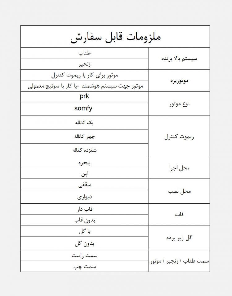 پرده کرکره زبرا طرح پلیسه آلبوم نارنجی