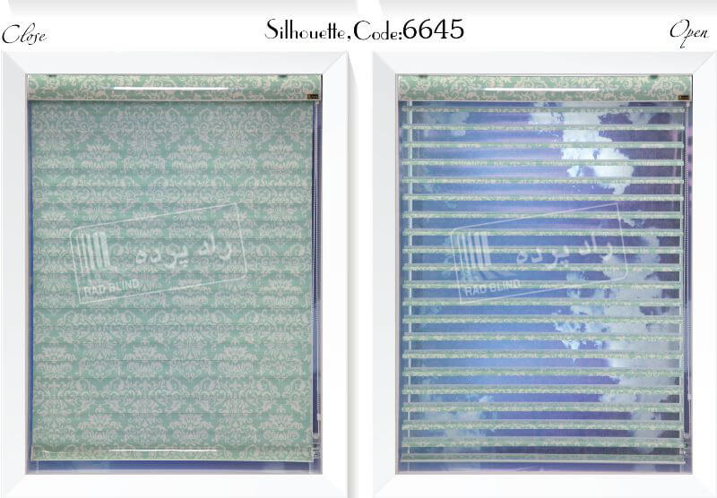 silhouette6645 - پرده سیلوئت آلبوم رنگارنگ -  - vertical-shades