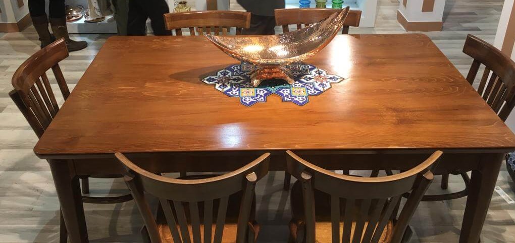 hendesi wooden six seats Dining table model diplomat 0 - میز ناهارخوری شش نفره چوبی مدل دیپلمات -  - kitchen-dining-tables